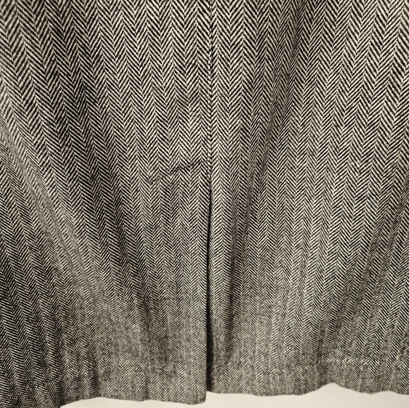 Vintage - L.L.Bean Herringbone Cotton A Line Skirt - NWOT - Size 14 Reg - Picture 6 of 10